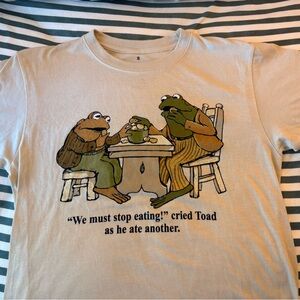 Cream Graphic Short Sleeve Tee